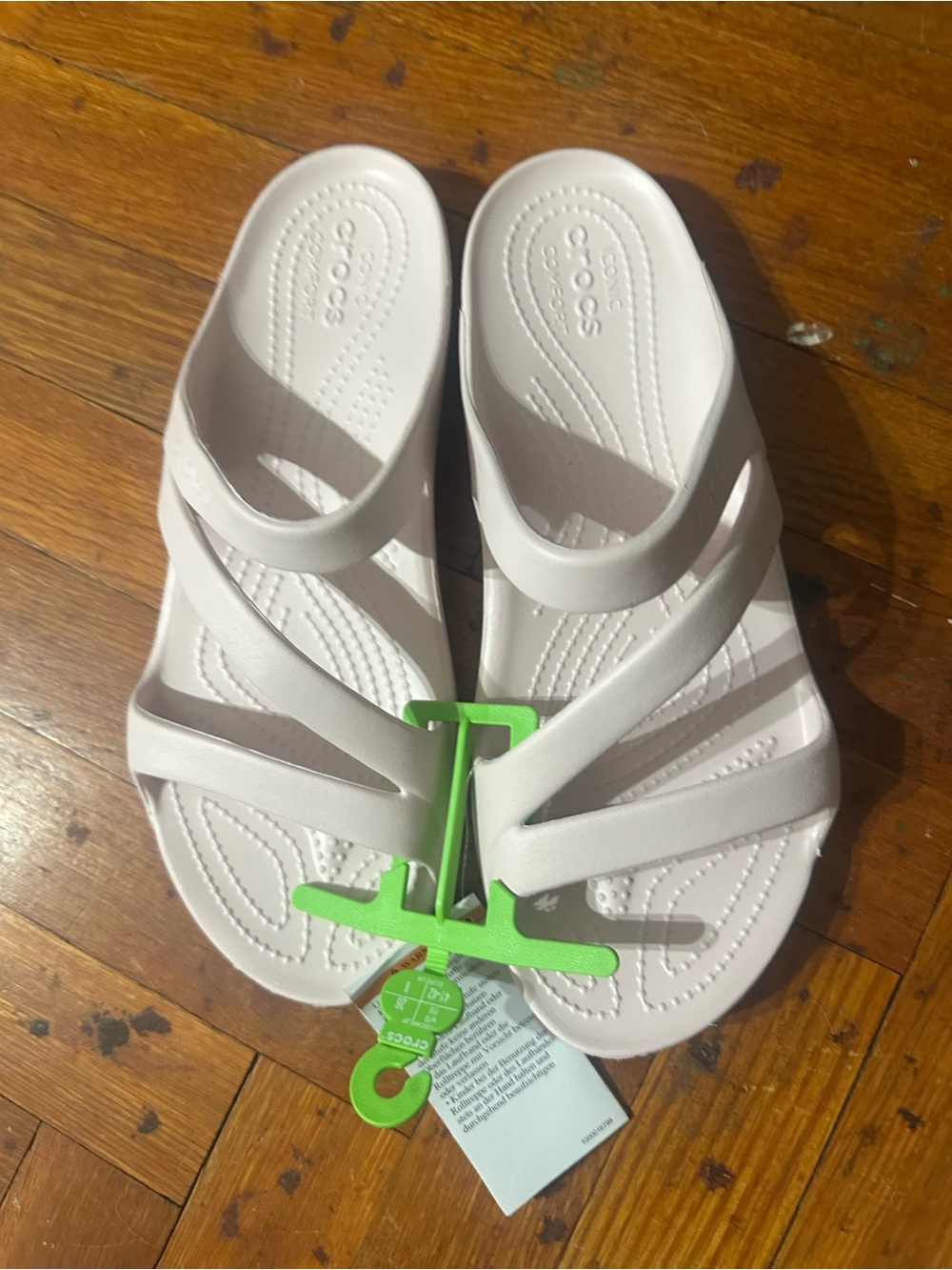 Crocs Women’s Kadee ii Strappy Flip Flop Sandals Pink Size 10